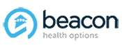 beacon health options insurance logo, helping people to have access to treatment programs.