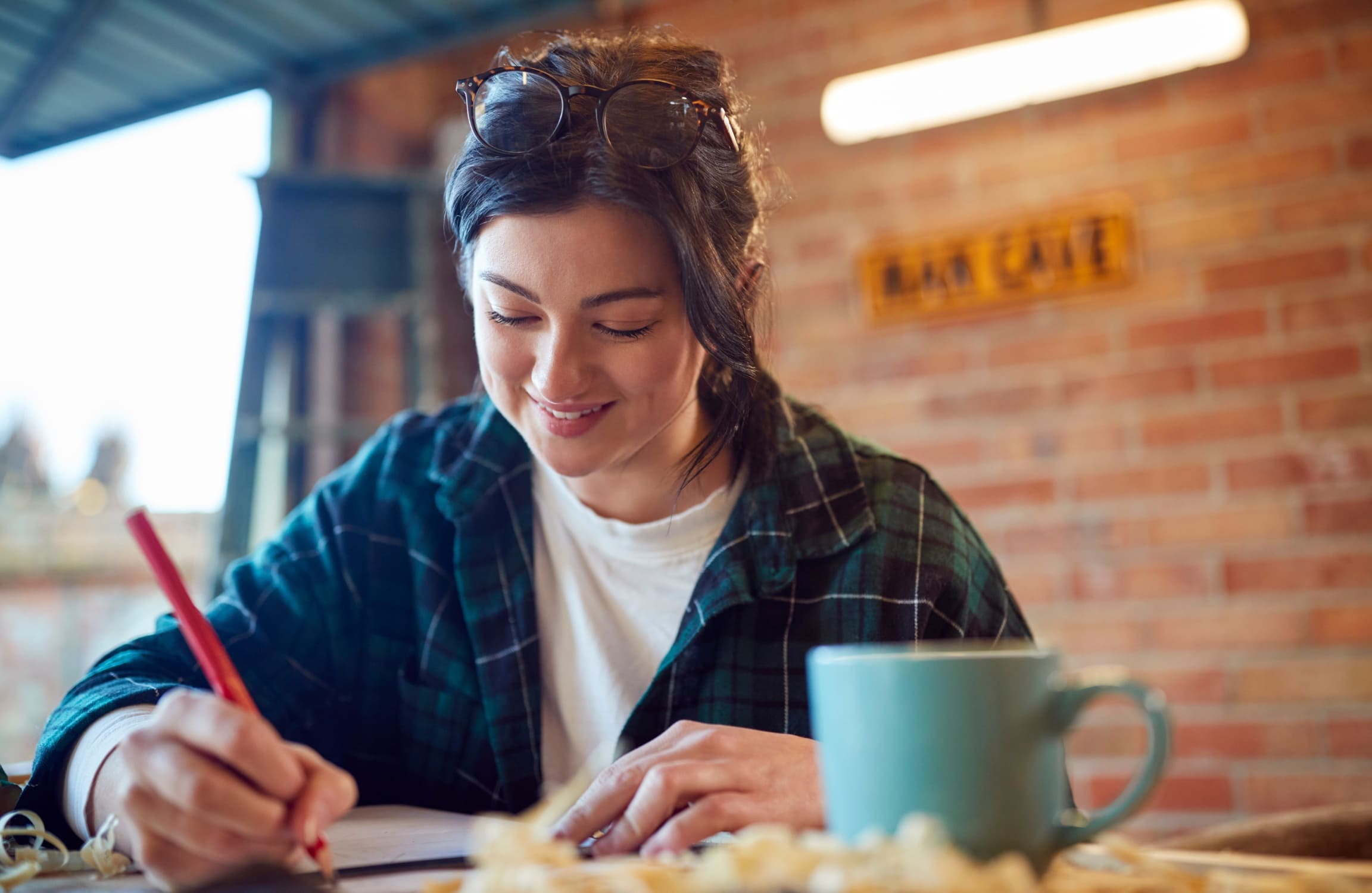 An inspired woman writes a goodbye addiction letter.