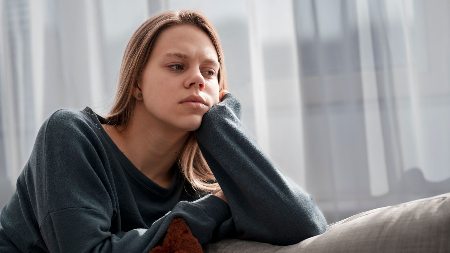 A young woman dealing with mental health disorder.