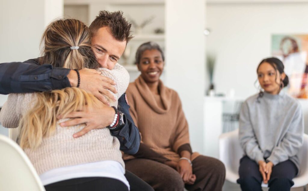 Group therapy at our Miami detox center in Florida.