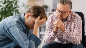 Young man struggling with Vyvanse addiction.