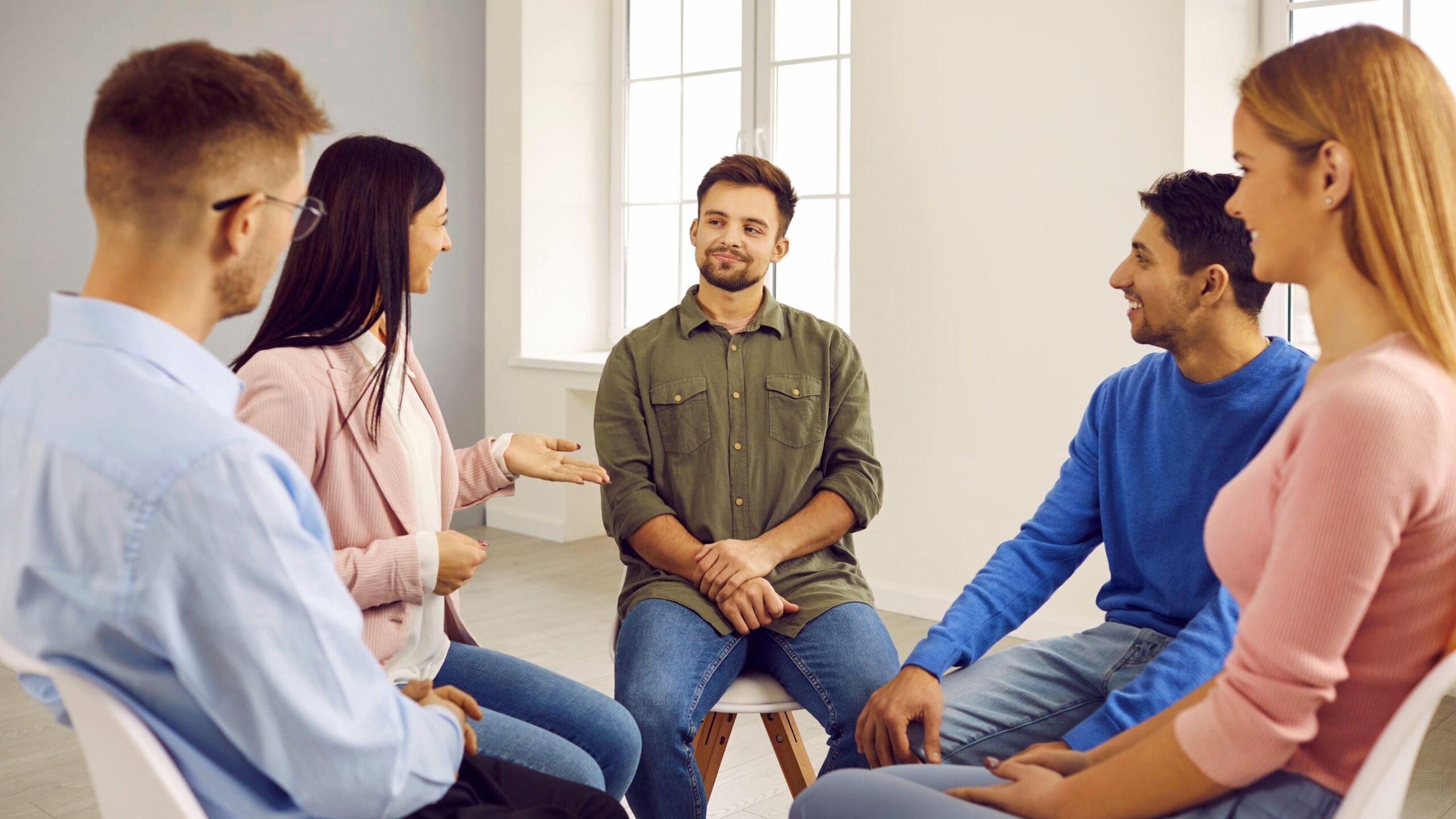 Group therapy supporting recovery after Adderall detox in Pompano Beach, FL.