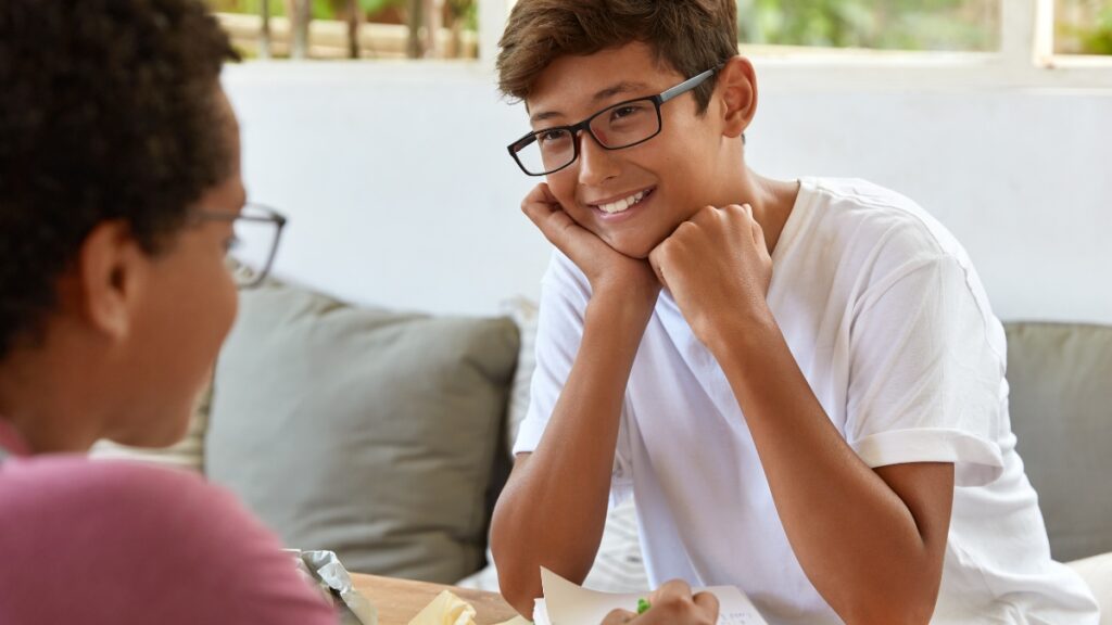 A young man enjoys our Florida rehab for teens during a personalized treatment session