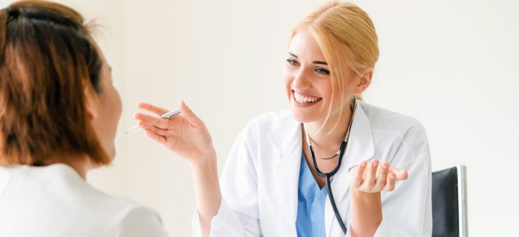 A woman discusses detoxing from drugs and the detox timeline with her doctor.
