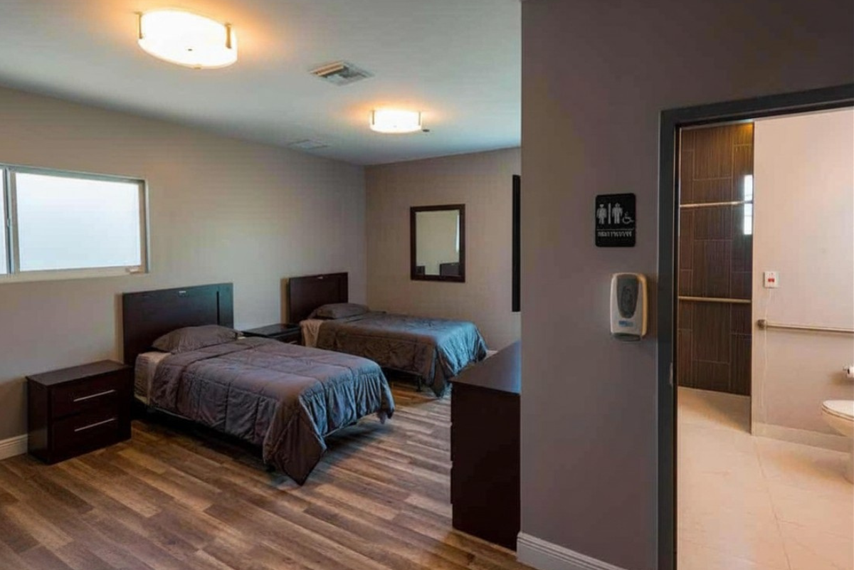 Detox center bedroom